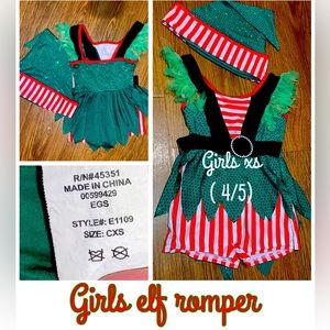 ❌SOLD❌Christmas elf romper